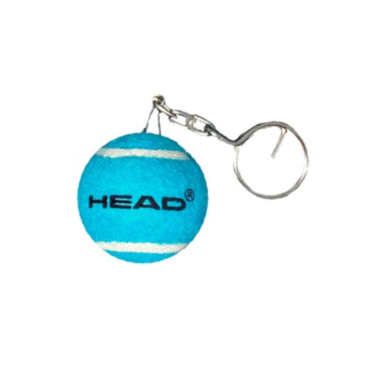 Head Mini Tennis Ball Keychain Llavero Padel y Tenis Azul