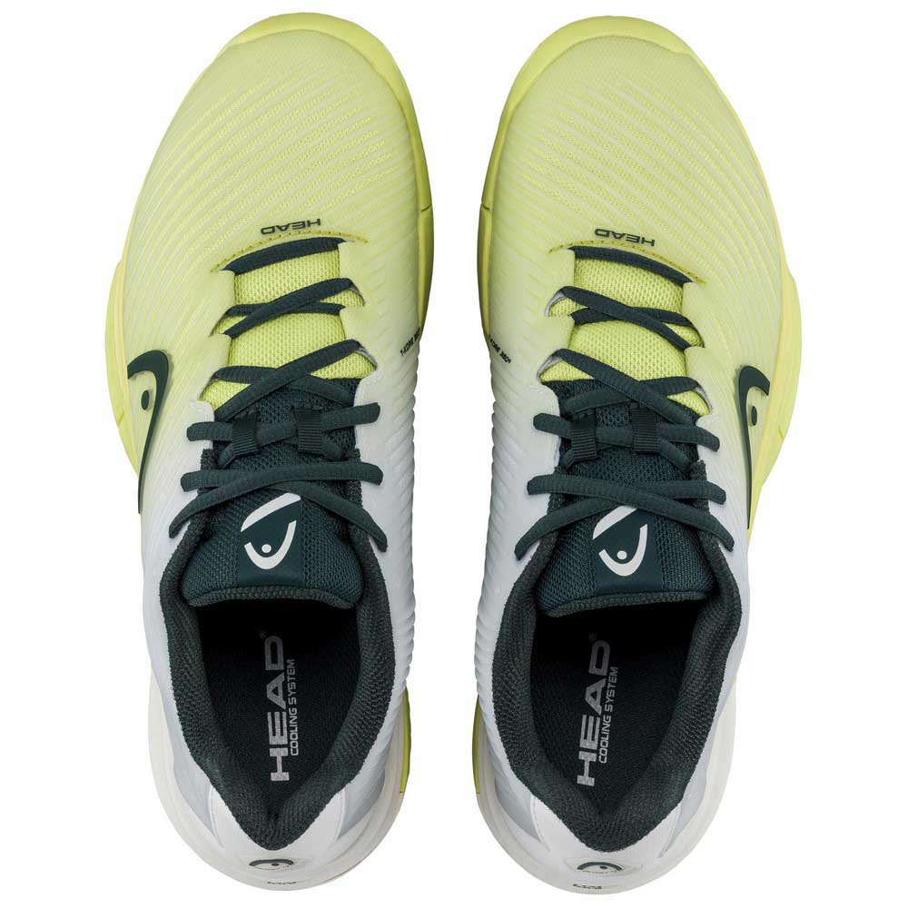 HEAD TENIS REVOLT PRO 4.0 CLAY LNWH (VERDE/BLANCO)