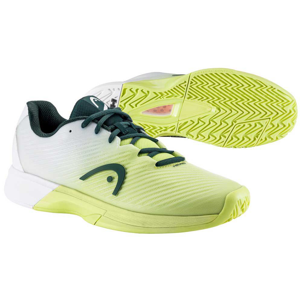 HEAD TENIS REVOLT PRO 4.0 CLAY LNWH (VERDE/BLANCO)