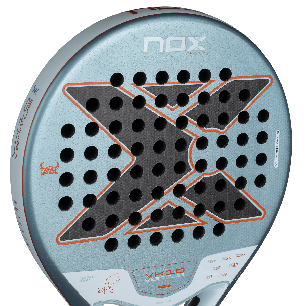 Pala de Padel NOX VK10 Ventus Control 12K by Aranzazu Osoro (Preventa)