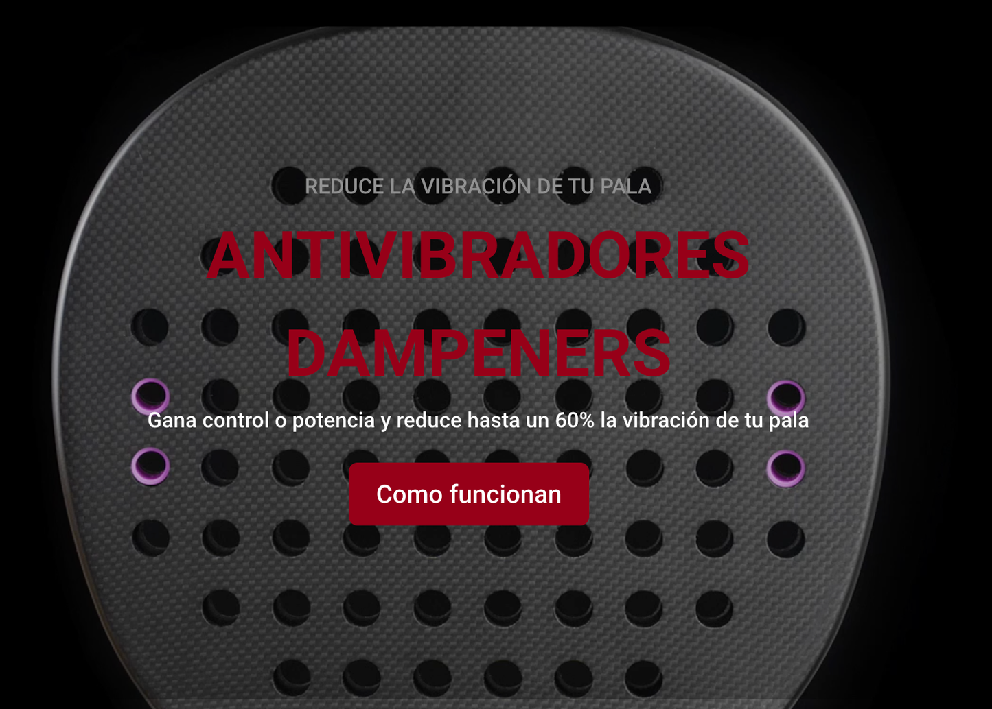 Anti Vibrador Shockout - Antishock System Padel  y Balanceador